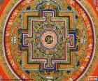 Мандала — символ духовной и ритуальные в индуизме и буддизме. В этом изображении тибетские мандалы